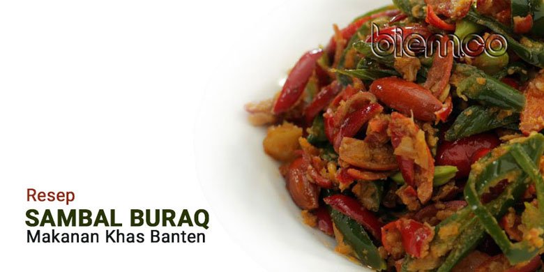 Resep Sambal Buraq, Makanan Khas Banten  biem.co